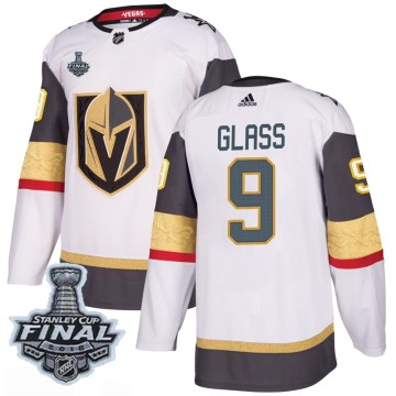 Authentic Adidas Men's Cody Glass Vegas Golden Knights Away 2018 Stanley Cup Final Patch Jersey - White