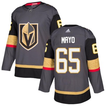 Authentic Adidas Men's Dysin Mayo Vegas Golden Knights Home Jersey - Gray