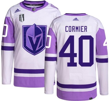 Authentic Adidas Men's Lukas Cormier Vegas Golden Knights Hockey Fights Cancer 2023 Stanley Cup Final Jersey -