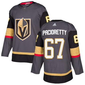 Authentic Adidas Men's Max Pacioretty Vegas Golden Knights Home Jersey - Gray
