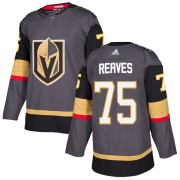 Authentic Adidas Men's Ryan Reaves Vegas Golden Knights Home Jersey - Gray
