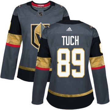Authentic Adidas Women's Alex Tuch Vegas Golden Knights Home Jersey - Gray