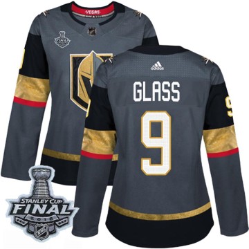 Authentic Adidas Women's Cody Glass Vegas Golden Knights Home 2018 Stanley Cup Final Patch Jersey - Gray