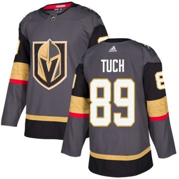 Authentic Adidas Youth Alex Tuch Vegas Golden Knights Home Jersey - Gray