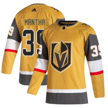 Authentic Adidas Youth Anthony Mantha Vegas Golden Knights 2020/21 Alternate Jersey - Gold