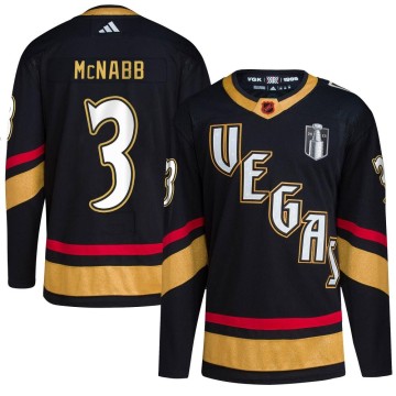Authentic Adidas Youth Brayden McNabb Vegas Golden Knights Reverse Retro 2.0 2023 Stanley Cup Final Jersey - Black