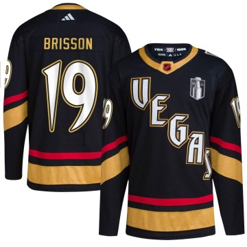 Authentic Adidas Youth Brendan Brisson Vegas Golden Knights Reverse Retro 2.0 2023 Stanley Cup Final Jersey - Black