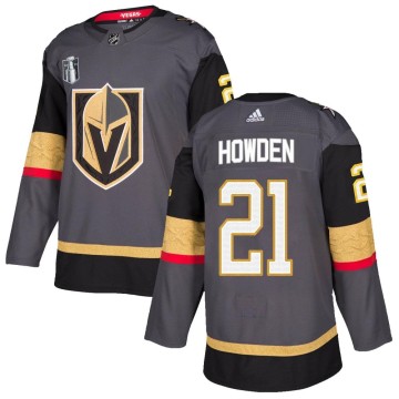 Authentic Adidas Youth Brett Howden Vegas Golden Knights Home 2023 Stanley Cup Final Jersey - Gray