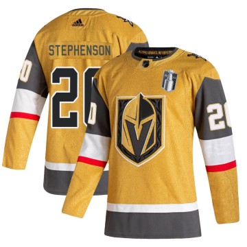 Authentic Adidas Youth Chandler Stephenson Vegas Golden Knights 2020/21 Alternate 2023 Stanley Cup Final Jersey - Gold