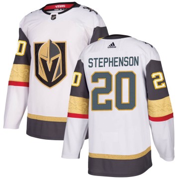 Authentic Adidas Youth Chandler Stephenson Vegas Golden Knights Away Jersey - White