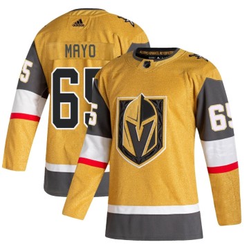 Authentic Adidas Youth Dysin Mayo Vegas Golden Knights 2020/21 Alternate Jersey - Gold