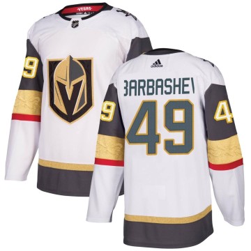 Authentic Adidas Youth Ivan Barbashev Vegas Golden Knights Away Jersey - White