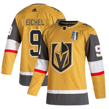 Authentic Adidas Youth Jack Eichel Vegas Golden Knights 2020/21 Alternate 2023 Stanley Cup Final Jersey - Gold