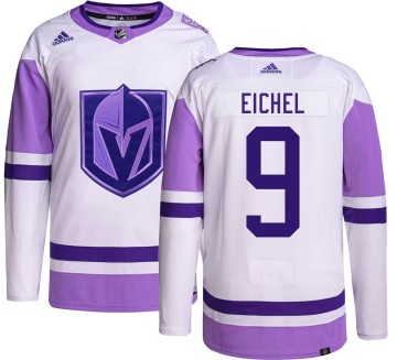 Authentic Adidas Youth Jack Eichel Vegas Golden Knights Hockey Fights Cancer Jersey -