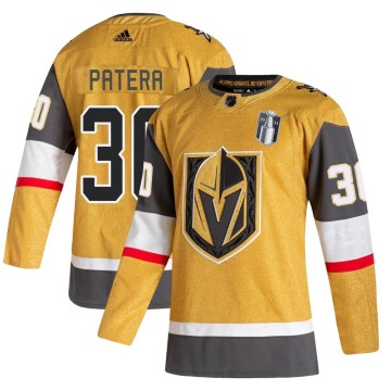 Authentic Adidas Youth Jiri Patera Vegas Golden Knights 2020/21 Alternate 2023 Stanley Cup Final Jersey - Gold