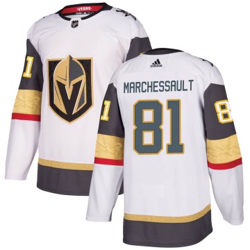 Authentic Adidas Youth Jonathan Marchessault Vegas Golden Knights Away Jersey - White