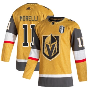 Authentic Adidas Youth Mason Morelli Vegas Golden Knights 2020/21 Alternate 2023 Stanley Cup Final Jersey - Gold