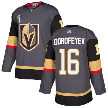 Authentic Adidas Youth Pavel Dorofeyev Vegas Golden Knights Home 2023 Stanley Cup Final Jersey - Gray