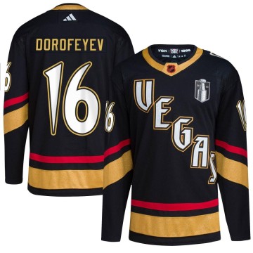 Authentic Adidas Youth Pavel Dorofeyev Vegas Golden Knights Reverse Retro 2.0 2023 Stanley Cup Final Jersey - Black