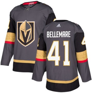 Authentic Adidas Youth Pierre-Edouard Bellemare Vegas Golden Knights Home Jersey - Gray