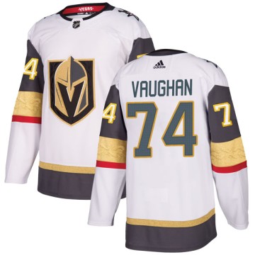 Authentic Adidas Youth Scooter Vaughan Vegas Golden Knights Away Jersey - White