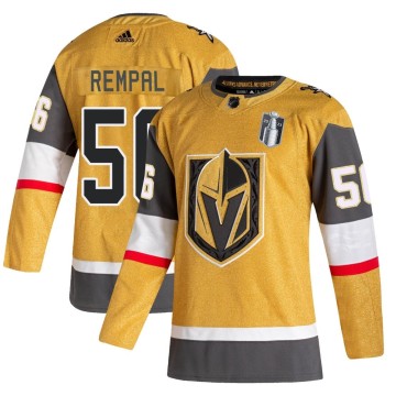 Authentic Adidas Youth Sheldon Rempal Vegas Golden Knights 2020/21 Alternate 2023 Stanley Cup Final Jersey - Gold