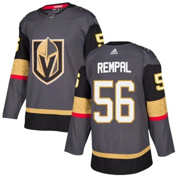 Authentic Adidas Youth Sheldon Rempal Vegas Golden Knights Home Jersey - Gray