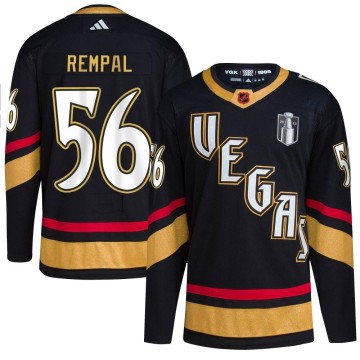 Authentic Adidas Youth Sheldon Rempal Vegas Golden Knights Reverse Retro 2.0 2023 Stanley Cup Final Jersey - Black