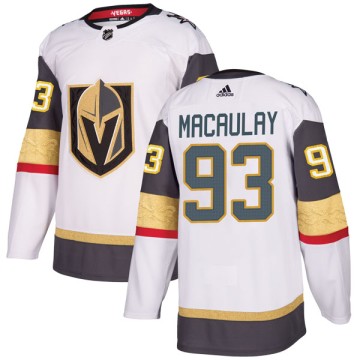 Authentic Adidas Youth Stephen MacAulay Vegas Golden Knights Away Jersey - White