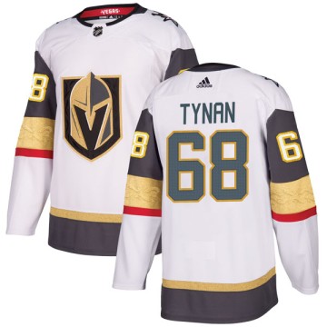 Authentic Adidas Youth T.J. Tynan Vegas Golden Knights Away Jersey - White