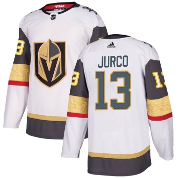 Authentic Adidas Youth Tomas Jurco Vegas Golden Knights Away Jersey - White