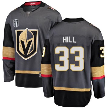 Breakaway Fanatics Branded Men's Adin Hill Vegas Golden Knights Home 2023 Stanley Cup Final Jersey - Black