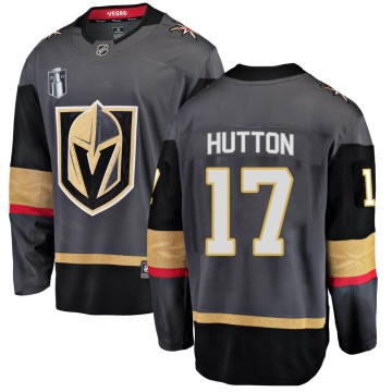 Breakaway Fanatics Branded Men's Ben Hutton Vegas Golden Knights Home 2023 Stanley Cup Final Jersey - Black