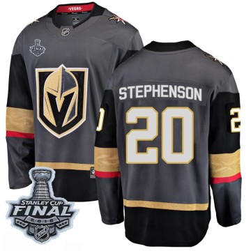 Breakaway Fanatics Branded Men's Chandler Stephenson Vegas Golden Knights Home 2018 Stanley Cup Final Patch Jersey - Black