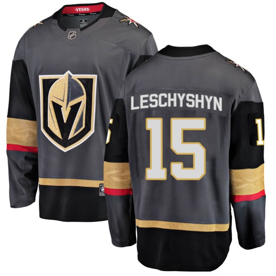 Breakaway Fanatics Branded Men's Jake Leschyshyn Vegas Golden Knights Home Jersey - Black
