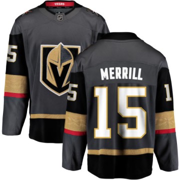 Breakaway Fanatics Branded Men's Jon Merrill Vegas Golden Knights Home Jersey - Black