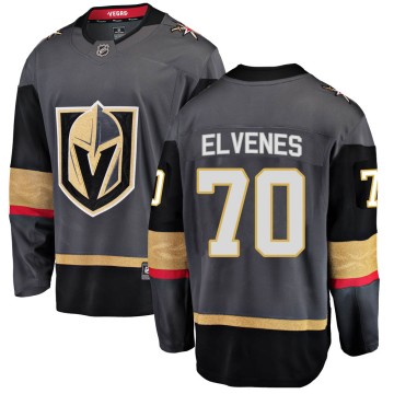 Breakaway Fanatics Branded Men's Lucas Elvenes Vegas Golden Knights Home Jersey - Black