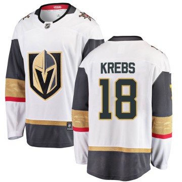 Breakaway Fanatics Branded Men's Peyton Krebs Vegas Golden Knights Away Jersey - White