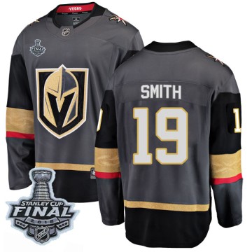 Breakaway Fanatics Branded Men's Reilly Smith Vegas Golden Knights Home 2018 Stanley Cup Final Patch Jersey - Black