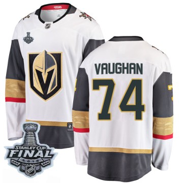 Breakaway Fanatics Branded Men's Scooter Vaughan Vegas Golden Knights Away 2018 Stanley Cup Final Patch Jersey - White