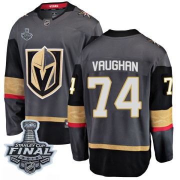 Breakaway Fanatics Branded Men's Scooter Vaughan Vegas Golden Knights Home 2018 Stanley Cup Final Patch Jersey - Black