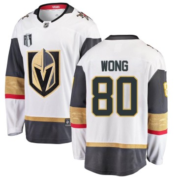 Breakaway Fanatics Branded Men's Tyler Wong Vegas Golden Knights Away 2023 Stanley Cup Final Jersey - White