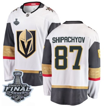 Breakaway Fanatics Branded Men's Vadim Shipachyov Vegas Golden Knights Away 2018 Stanley Cup Final Patch Jersey - White