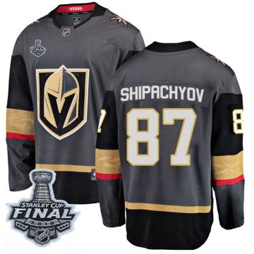Breakaway Fanatics Branded Men's Vadim Shipachyov Vegas Golden Knights Home 2018 Stanley Cup Final Patch Jersey - Black