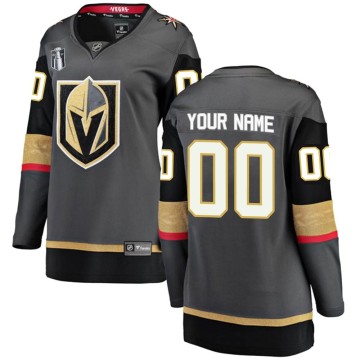 Breakaway Fanatics Branded Women's Custom Vegas Golden Knights Custom Home 2023 Stanley Cup Final Jersey - Black