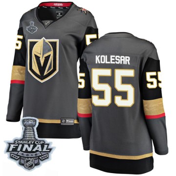 Breakaway Fanatics Branded Women's Keegan Kolesar Vegas Golden Knights Home 2018 Stanley Cup Final Patch Jersey - Black