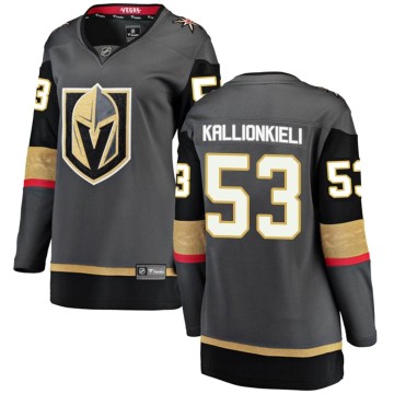 Breakaway Fanatics Branded Women's Marcus Kallionkieli Vegas Golden Knights Home Jersey - Black