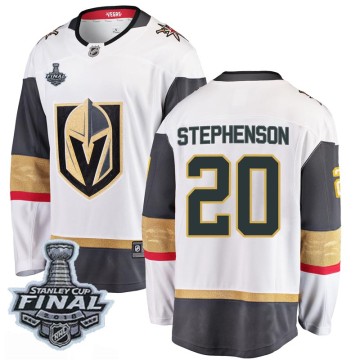 Breakaway Fanatics Branded Youth Chandler Stephenson Vegas Golden Knights Away 2018 Stanley Cup Final Patch Jersey - White