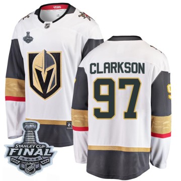 Breakaway Fanatics Branded Youth David Clarkson Vegas Golden Knights Away 2018 Stanley Cup Final Patch Jersey - White