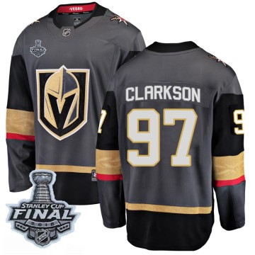 Breakaway Fanatics Branded Youth David Clarkson Vegas Golden Knights Home 2018 Stanley Cup Final Patch Jersey - Black